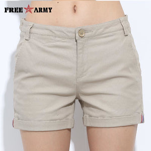 Brand Women's Shorts Summer Two Designs Female Casual Cotton Shorts - e'Rods Imports