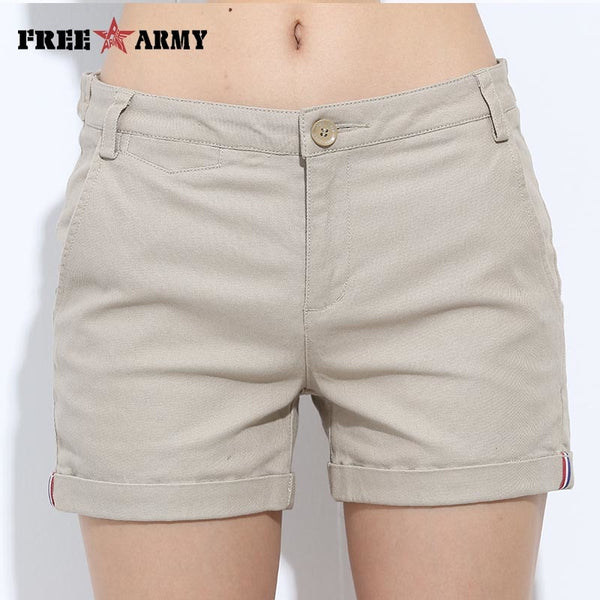 Brand Women's Shorts Summer Two Designs Female Casual Cotton Shorts - e'Rods Imports