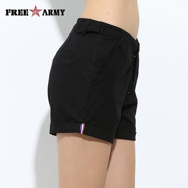 Brand Women's Shorts Summer Two Designs Female Casual Cotton Shorts - e'Rods Imports