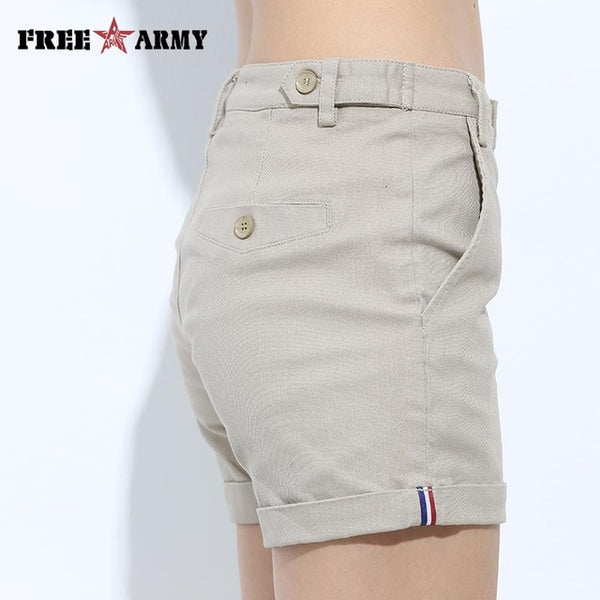 Brand Women's Shorts Summer Two Designs Female Casual Cotton Shorts - e'Rods Imports