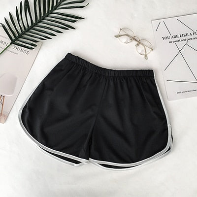 Simple Women Casual Shorts Patchwork Body Fitness Workout Summer Shorts - e'Rods Imports