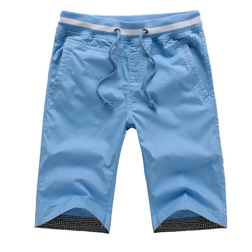 new arrivals cotton men shorts beach slim fit - e'Rods Imports