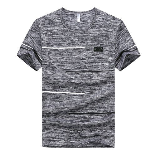 Brand Tops & Tees Quick Dry Slim Fit T-shirt Men sporting Clothing Short sleeve - e'Rods Imports