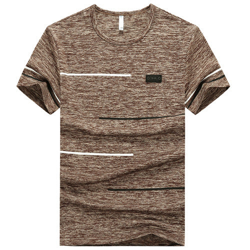 Brand Tops & Tees Quick Dry Slim Fit T-shirt Men sporting Clothing Short sleeve - e'Rods Imports