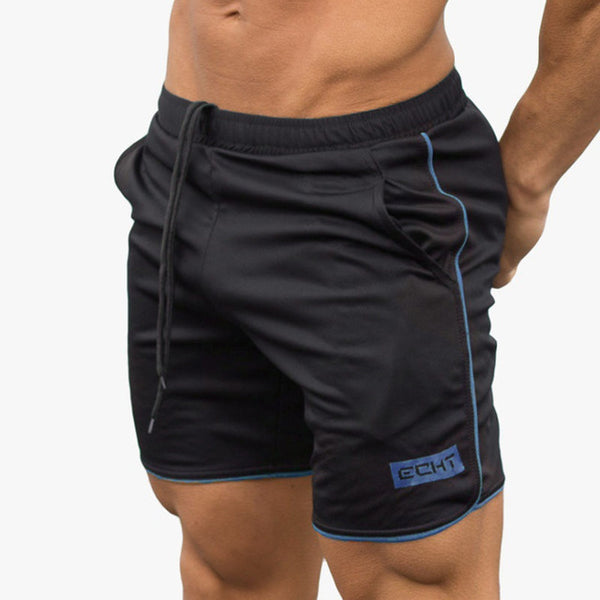 Summer New Mens Fitness Shorts Fashion Casual Gyms Bodybuilding Workout Male Calf-Length Short Pants - e'Rods Imports