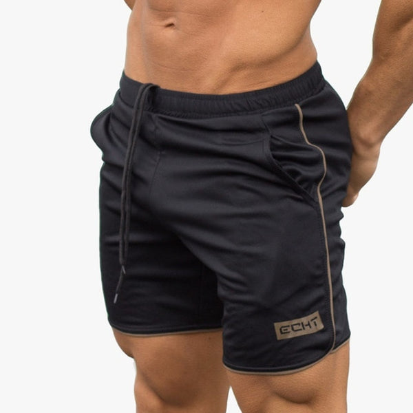 Summer New Mens Fitness Shorts Fashion Casual Gyms Bodybuilding Workout Male Calf-Length Short Pants - e'Rods Imports