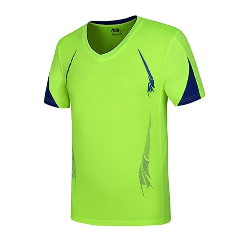 Brand Tops & Tees Quick Dry Slim Fit T-shirt Men sporting Clothing Short sleeve - e'Rods Imports